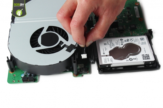 Guide photos remplacement câbles alimentation et données du lecteur optique Xbox One X (Etape 25 - image 2)