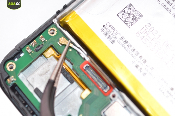 Guide photos remplacement connecteur de charge Oppo A94 5G (Etape 9 - image 1)