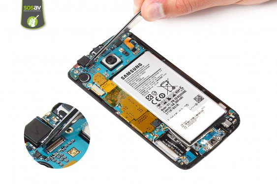Guide photos remplacement caméra avant Samsung Galaxy S6 Edge (Etape 7 - image 3)