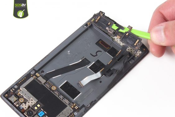 Guide photos remplacement nappe haut-parleur, micro & antenne OnePlus One (Etape 20 - image 3)