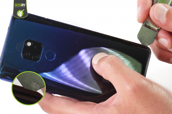 Guide photos remplacement batterie Huawei Mate 20 (Etape 4 - image 2)