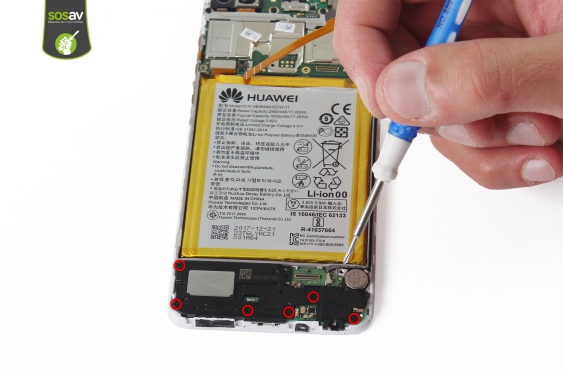 Guide photos remplacement haut-parleur externe Huawei P Smart (Etape 16 - image 1)