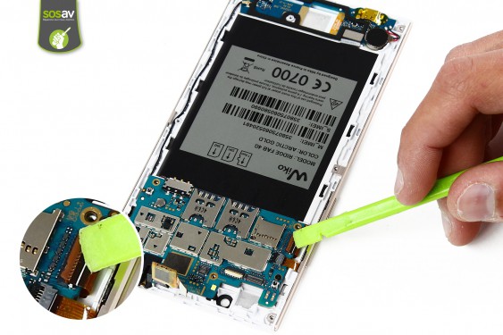 Guide photos remplacement nappe du connecteur de charge Wiko Ridge Fab 4G (Etape 13 - image 2)