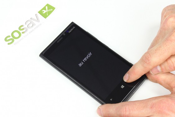 Guide photos remplacement haut-parleur externe Lumia 920 (Etape 1 - image 3)
