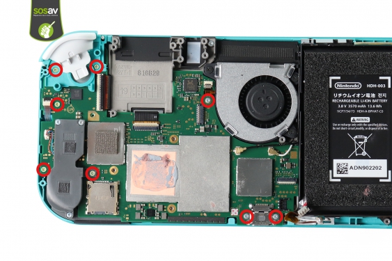 Guide photos remplacement antenne wifi inférieure Nintendo Switch Lite (Etape 14 - image 1)