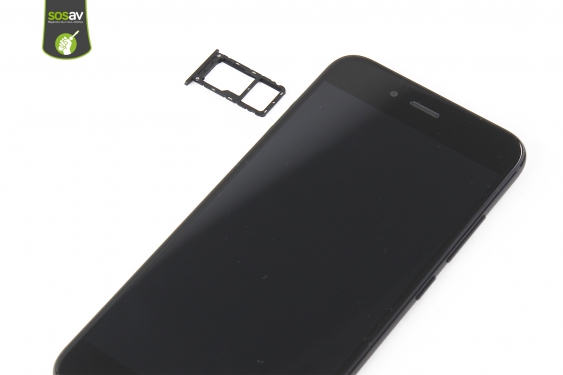 Guide photos remplacement tiroir sim & sd Xiaomi Mi A1 (Etape 3 - image 1)