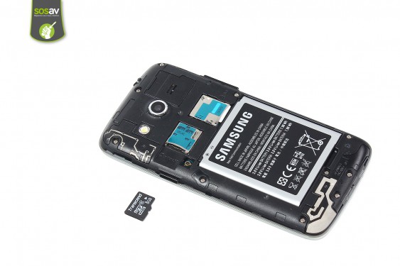 Guide photos remplacement carte microsd Samsung Galaxy Core 4G (Etape 4 - image 1)