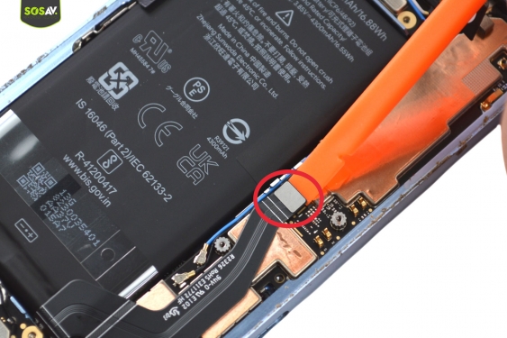 Guide photos remplacement batterie Google Pixel 7A (Etape 5 - image 5)