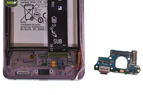 Guide photos remplacement connecteur de charge Galaxy S20 Fe (Etape 10 - image 2)