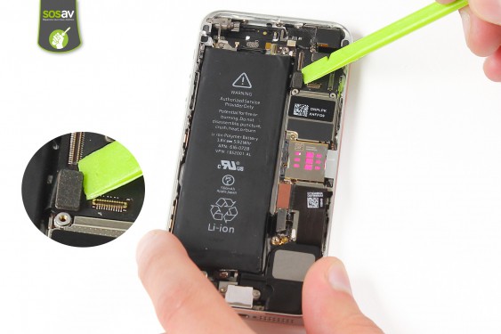 Guide photos remplacement bouton power iPhone 5S (Etape 12 - image 1)