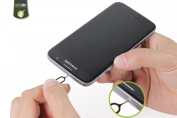 Guide photos remplacement haut-parleur interne Samsung Galaxy S7 (Etape 2 - image 2)