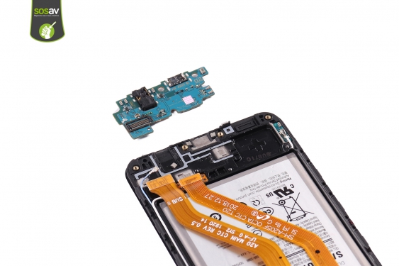Guide photos remplacement connecteur de charge Galaxy A20 (Etape 18 - image 1)