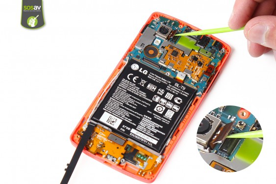 Guide photos remplacement haut-parleur interne Nexus 5 (Etape 10 - image 4)