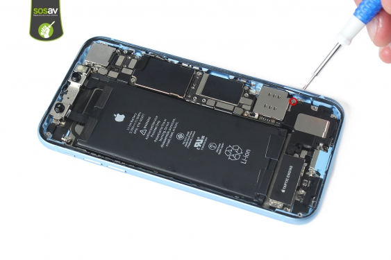 Guide photos remplacement haut-parleur externe iPhone XR (Etape 11 - image 2)