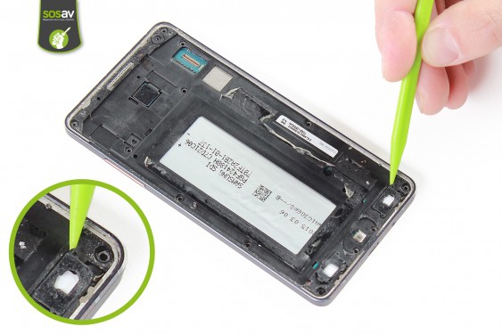 Guide photos remplacement câble coaxial haut Samsung Galaxy A5 (Etape 15 - image 2)