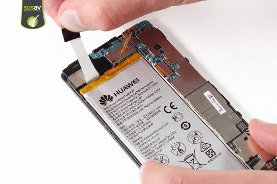 Guide photos remplacement batterie Huawei P8 (Etape 17 - image 4)