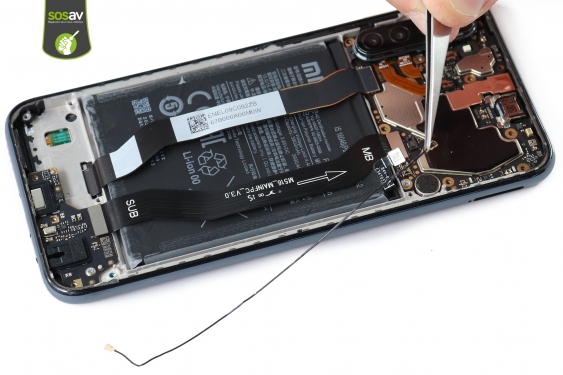 Guide photos remplacement câble d'interconnexion Redmi Note 8T (Etape 13 - image 3)