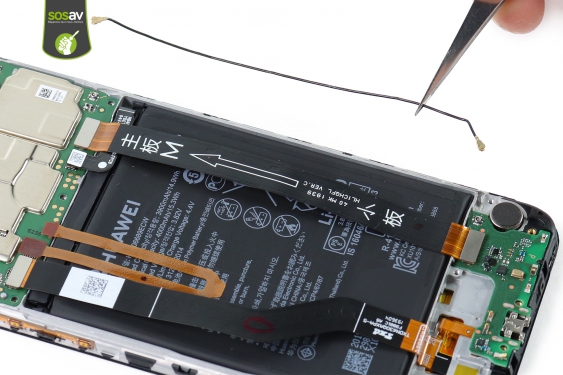 Guide photos remplacement câble interconnexion Huawei Y7 2019 (Etape 13 - image 2)