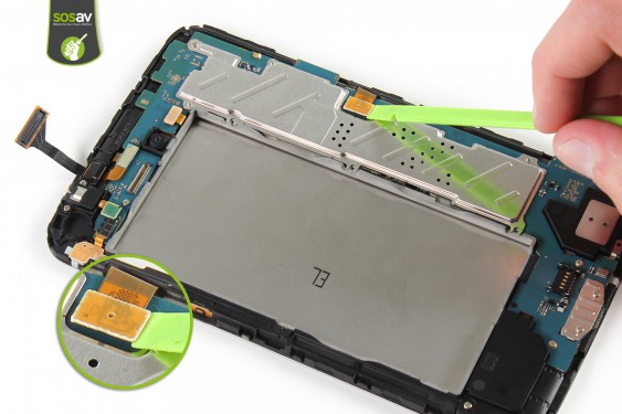 Guide photos remplacement haut-parleur droit Galaxy Tab 3 7" (Etape 13 - image 1)