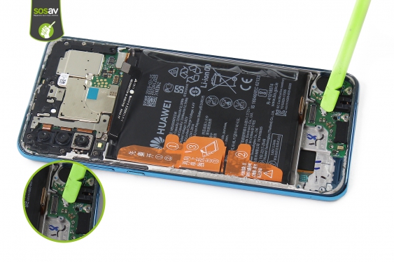 Guide photos remplacement connecteur de charge Huawei P30 Lite (Etape 14 - image 3)