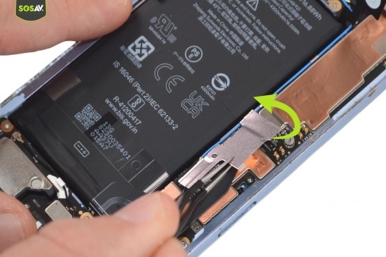 Guide photos remplacement batterie Google Pixel 7A (Etape 5 - image 3)