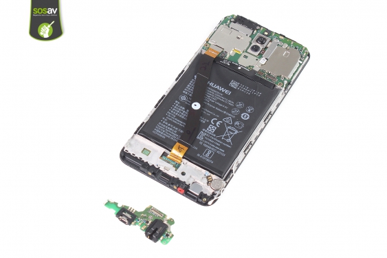 Guide photos remplacement connecteur de charge Huawei Mate 10 lite (Etape 23 - image 1)