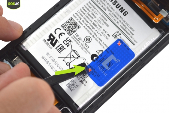 Guide photos remplacement batterie Galaxy A05s (Etape 7 - image 2)