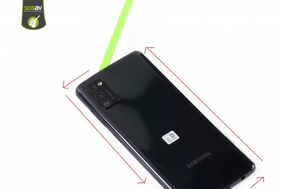 Guide photos remplacement haut-parleur interne Galaxy A41 (Etape 5 - image 2)