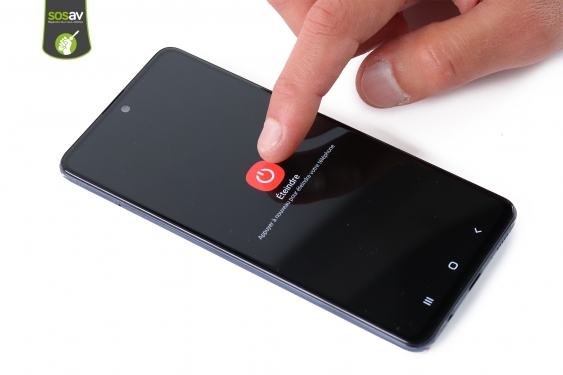 Guide photos remplacement capteur d'empreinte Galaxy A51 (Etape 1 - image 3)