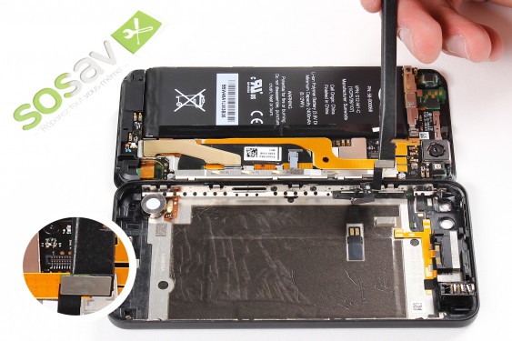 Guide photos remplacement batterie Firephone (Etape 6 - image 3)