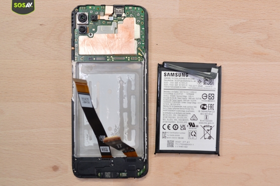 Guide photos remplacement batterie Galaxy A22 (5G) (Etape 7 - image 3)