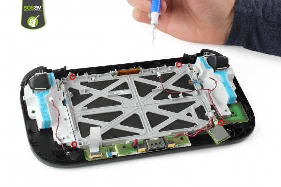 Guide photos remplacement ecran lcd Gamepad Wii U (Etape 39 - image 1)