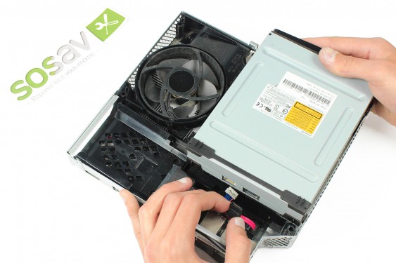 Guide photos remplacement câble d'alimentation du lecteur dvd Xbox 360 S (Etape 34 - image 3)