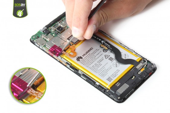 Guide photos remplacement nappe de liaison connecteur de charge  (Etape 11 - image 1)