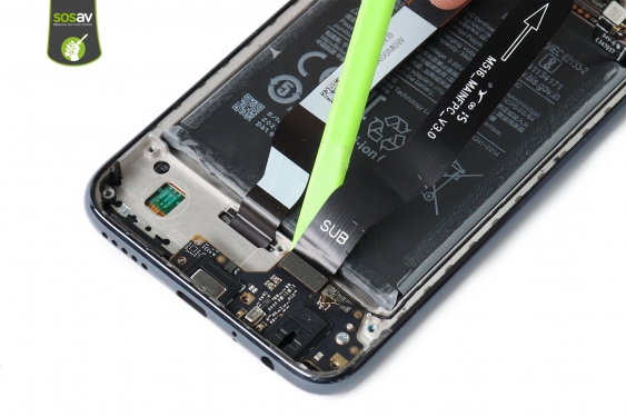 Guide photos remplacement nappe de liaison connecteur de charge Redmi Note 8T (Etape 12 - image 3)
