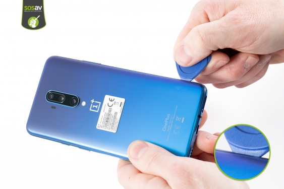 Guide photos remplacement haut-parleur externe OnePlus 7T Pro (Etape 4 - image 3)