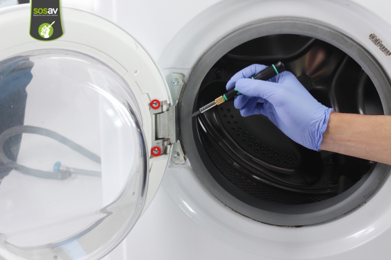 Guide photos remplacement porte et hublot Machine à laver (Etape 2 - image 1)