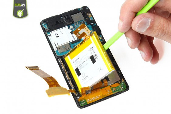 Guide photos remplacement haut-parleur interne Xperia T (Etape 14 - image 4)