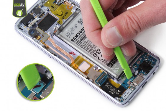 Guide photos remplacement connecteur de charge Samsung Galaxy S8  (Etape 26 - image 1)