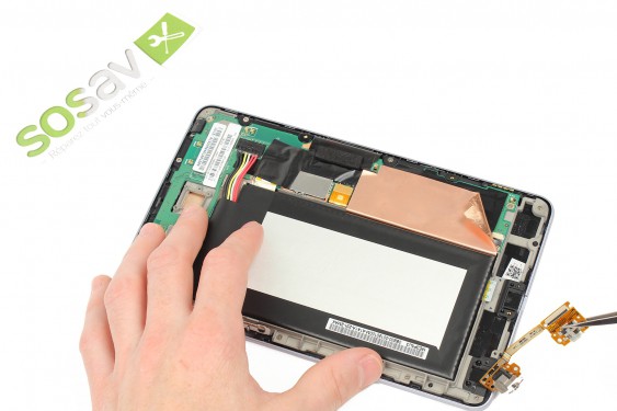 Guide photos remplacement connecteur de charge Nexus 7 1ère Génération (Etape 15 - image 4)