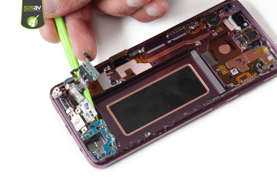 Guide photos remplacement connecteur de charge Galaxy S9 (Etape 33 - image 3)
