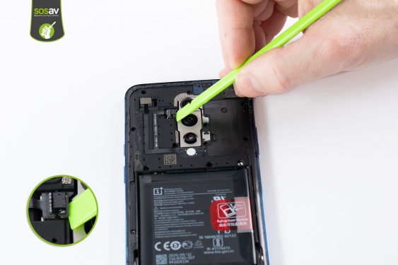 Guide photos remplacement nappes de liaison connecteur de charge OnePlus 7T Pro (Etape 9 - image 3)
