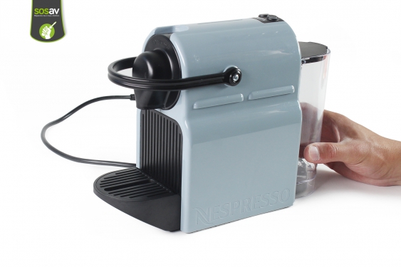 Guide photos remplacement réservoir d''eau Machine à café Nespresso (Etape 1 - image 1)