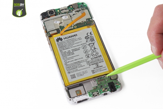 Guide photos remplacement connecteur de charge Huawei P Smart (Etape 19 - image 2)
