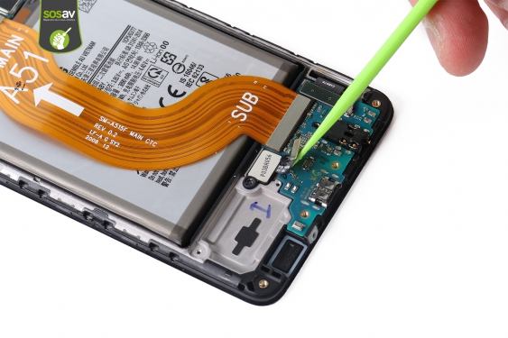 Guide photos remplacement capteur d'empreinte Galaxy A51 (Etape 10 - image 2)