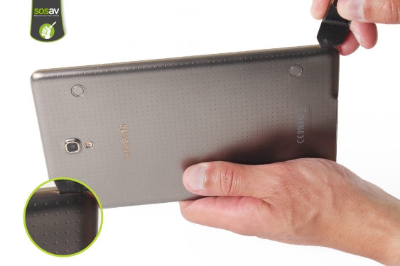 Guide photos remplacement coque arrière Galaxy Tab S 8.4 (Etape 5 - image 1)