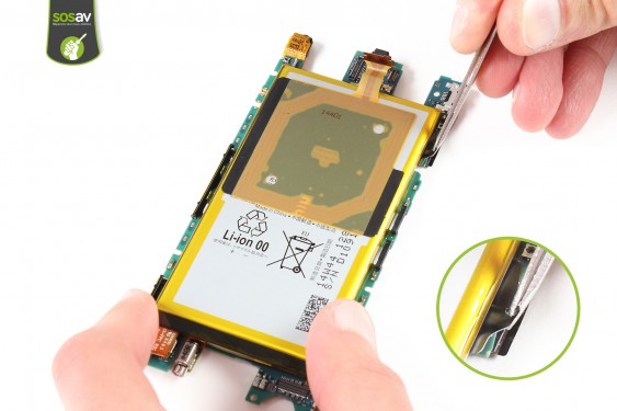Guide photos remplacement batterie Xperia Z3 Compact (Etape 25 - image 1)