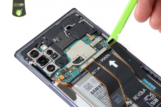 Guide photos remplacement nappe de liaison connecteur de charge secondaire Galaxy Note 10+ (Etape 13 - image 4)