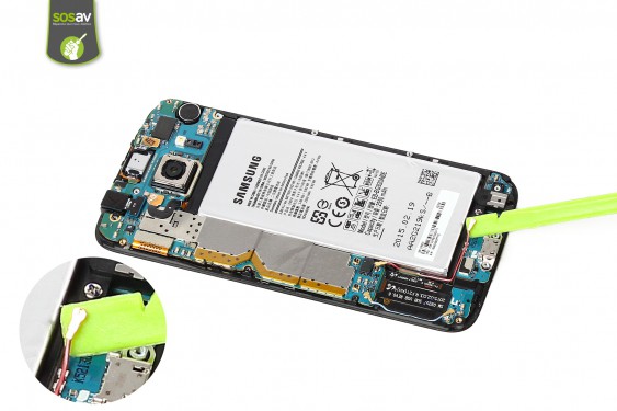Guide photos remplacement câble d'interconnexion wifi Samsung Galaxy S6 (Etape 9 - image 4)