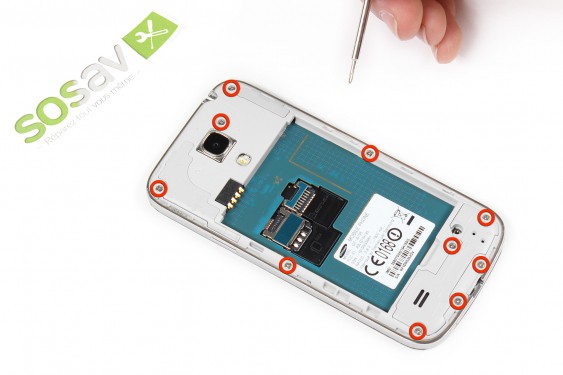 Guide photos remplacement connecteur de charge Samsung Galaxy S4 mini (Etape 10 - image 1)